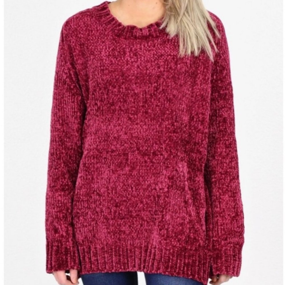 pink rose sweater